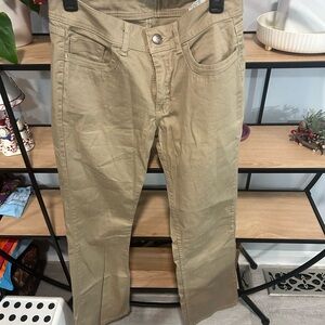 Casual Tan Pants riders by lee